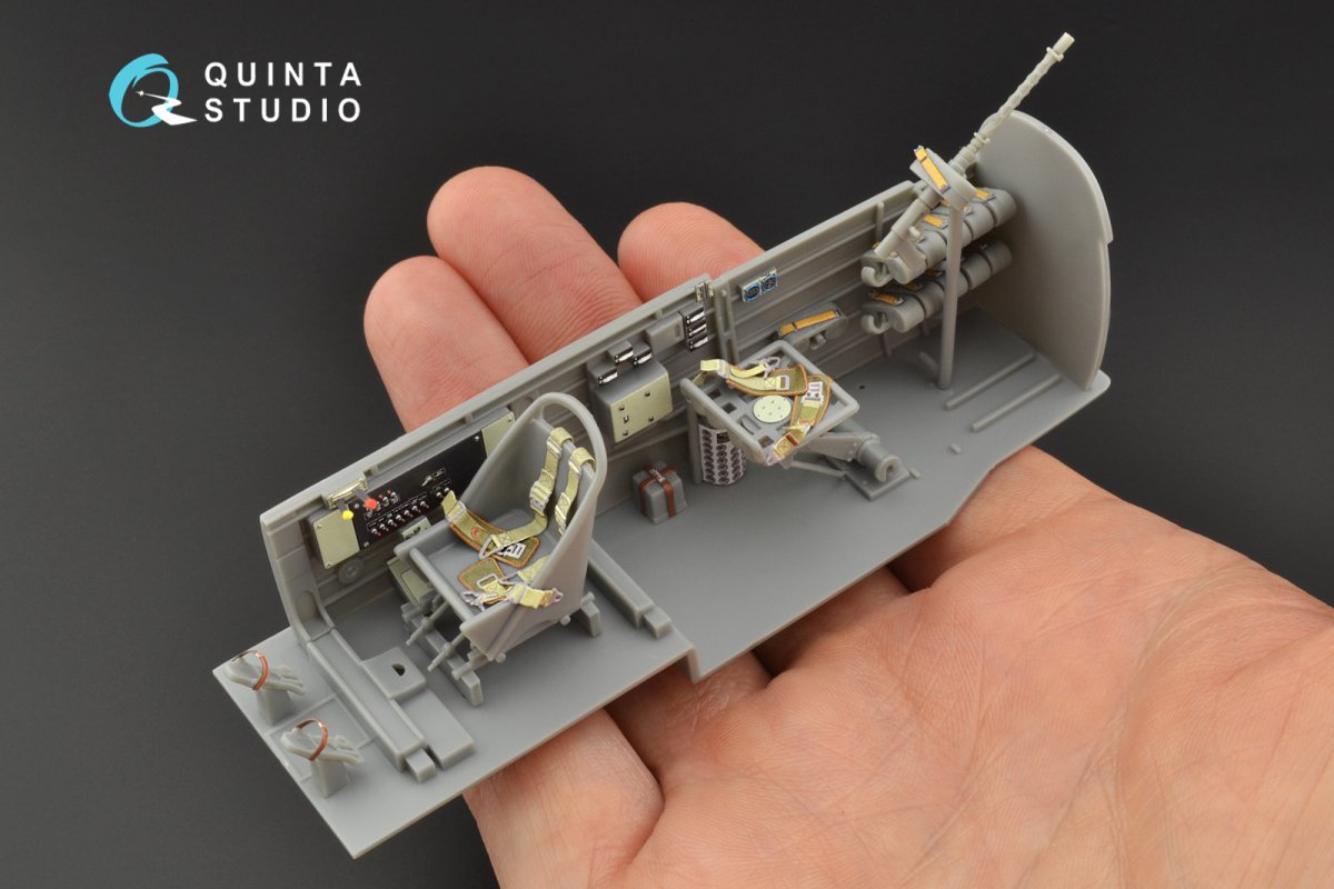 Quinta Studio QD32091 Ju 87A 3D-Printed &amp;amp; coloured Interior on decal paper (Trumpeter) 1/32 – Bild 7