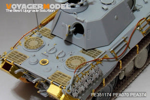 Voyager Model PE351174 WWII German Panther A early ver. Basic（For MENG TS-046）1/35 – immagine 3