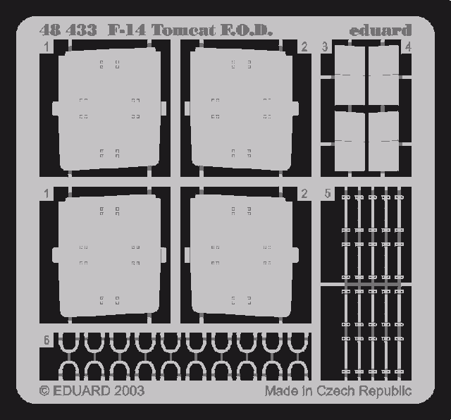 Eduard BIG4816 F-14A 1/48 HASEGAWA – imagen 3