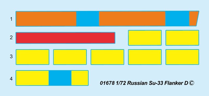 Trumpeter 01678 Russian Su-33 Flanker D 1/72 – zdjęcie 5