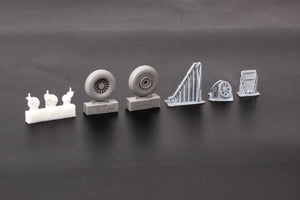 Eduard 648965 TBF/ TBM wheels w/ pattern ACADEMY 1/48 – zdjęcie 4