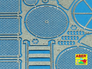 Aber 35G14 Grilles for german tank Sd.Kfz.171 Panther, Ausf.G late model 1/35 – Bild 3