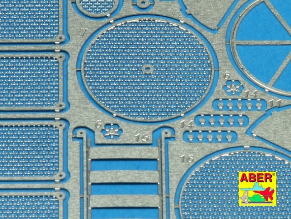 Aber 35G14 Grilles for german tank Sd.Kfz.171 Panther, Ausf.G late model 1/35 – Bild 3