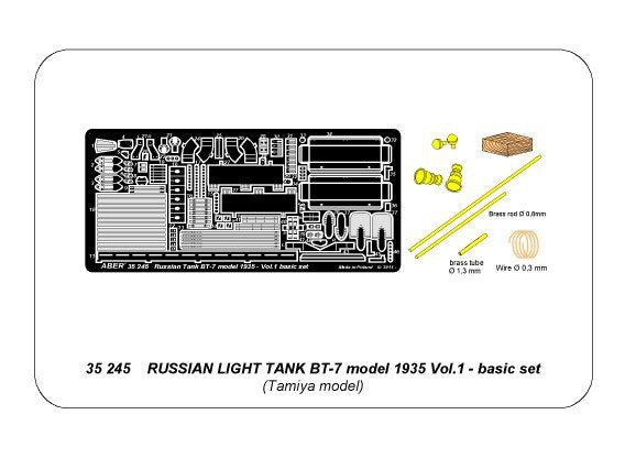 Aber 35245 Char léger russe BT-7 - vol.1 - set de base (1/35) – image 5