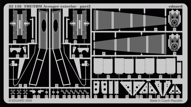 Eduard 32138 TBF/ TBM exterior 1/32 TRUMPETER – Bild 2