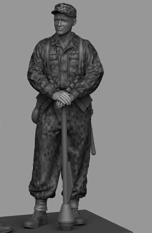 Panzer Art FI35-218 Panzerknacker in cammo coverall No2 1/35