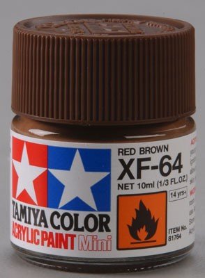 Tamiya XF64 Red Brown (81764) Acrylic paint 10ml – zdjęcie 2