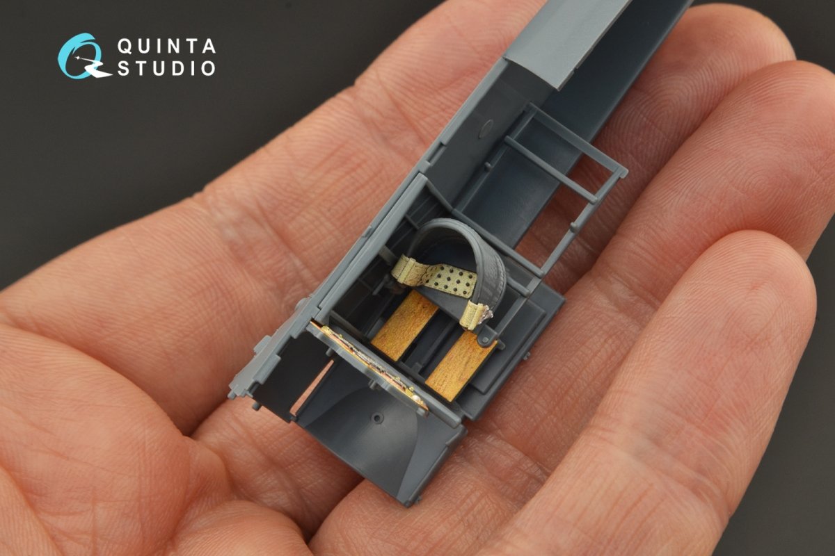 Quinta Studio QD48276 Sopwith Camel F.1 3D-Printed &amp;amp; coloured Interior on decal paper (Eduard) 1/48 – immagine 10