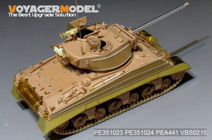 Maquette Voyager PE351023 WWII US M4A3 (76) en version de base avec réservoir central pour MENG TS-043 1/35 – image 6