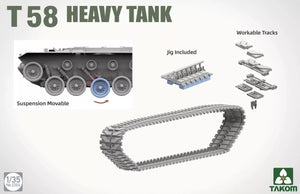 Takom 2204 T58 Heavy Tank 1/35 – imagen 5