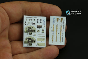 Quinta Studio QD48209 Arado Ar 68 E/F 3D-Printed &amp;amp; coloured Interior on decal paper (Roden) 1/48 – imagen 5