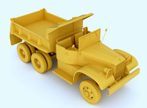 Mirror Model 35806 U.S. Diamond T 972 Dump Truck Late open Cab 1/35 – imagen 3