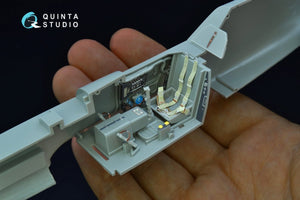 Quinta Studio QD32083 Bf 109G-2/G-4 3D-Printed &amp;amp; coloured Interior on decal paper (Hasegawa) 1/32 – imagen 9