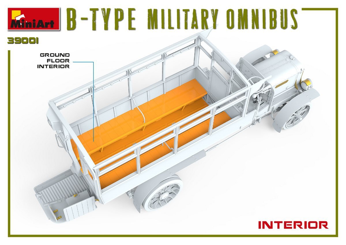 MiniArt 39001 B-TYPE MILITARY OMNIBUS 1/35 – zdjęcie 10