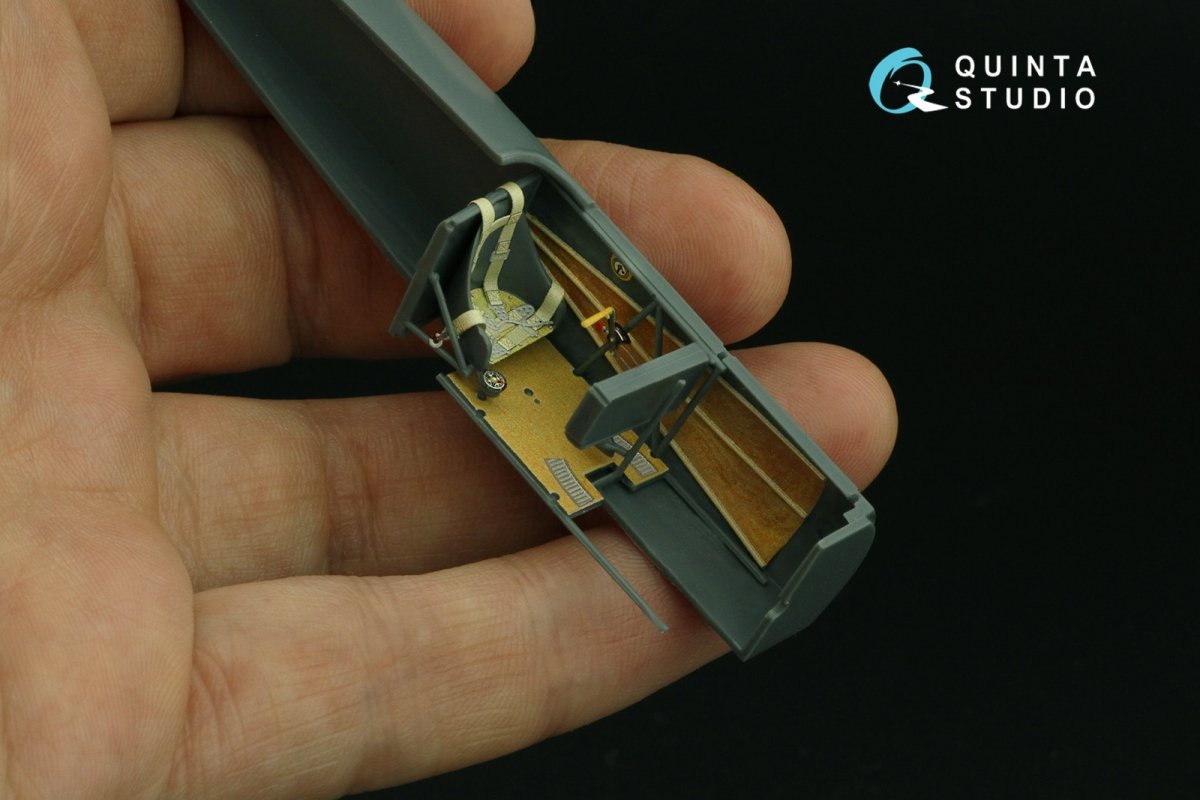 Quinta Studio QD48298 Fokker EV-DVIII 3D-Printed &amp;amp; coloured Interior on decal paper (Eduard) 1/48 – imagen 10