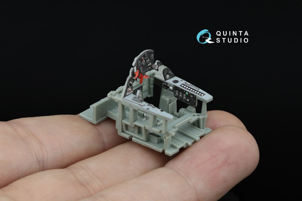 Quinta Studio QD48540 F3F-2 3D-Printed &amp;amp; coloured Interior on decal paper (Academy/Accurate Miniatures) 1/48 – zdjęcie 6