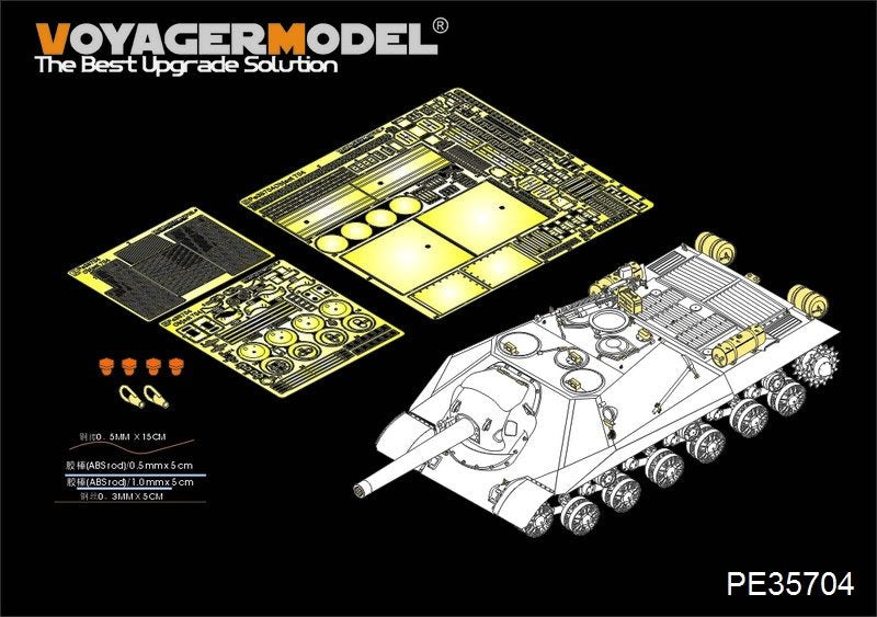 Maquette Voyager PE35704 Char lourd russe Object 704 (pour TRUMPETER 05575) 1/35