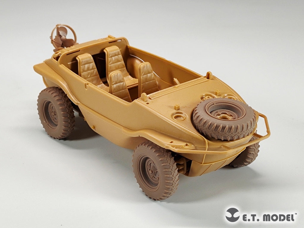 E.T. Model P35-136 WWII German Schwimmwagen Type166 Sagged wheels Wide For TAMIYA Kit 1/35 – Bild 9
