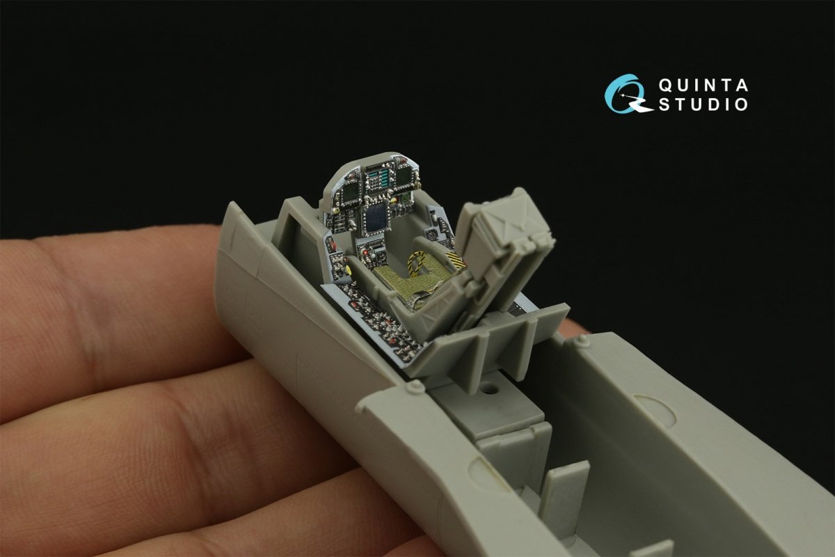 Quinta Studio QD48277 F/A-18А 3D-Printed &amp;amp; coloured Interior on decal paper (HobbyBoss) 1/48 – imagen 10