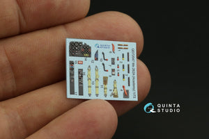 Quinta Studio QD72047 Me-262A 3D-Printed &amp;amp; coloured Interior on decal paper (Academy) 1/72 – imagen 3