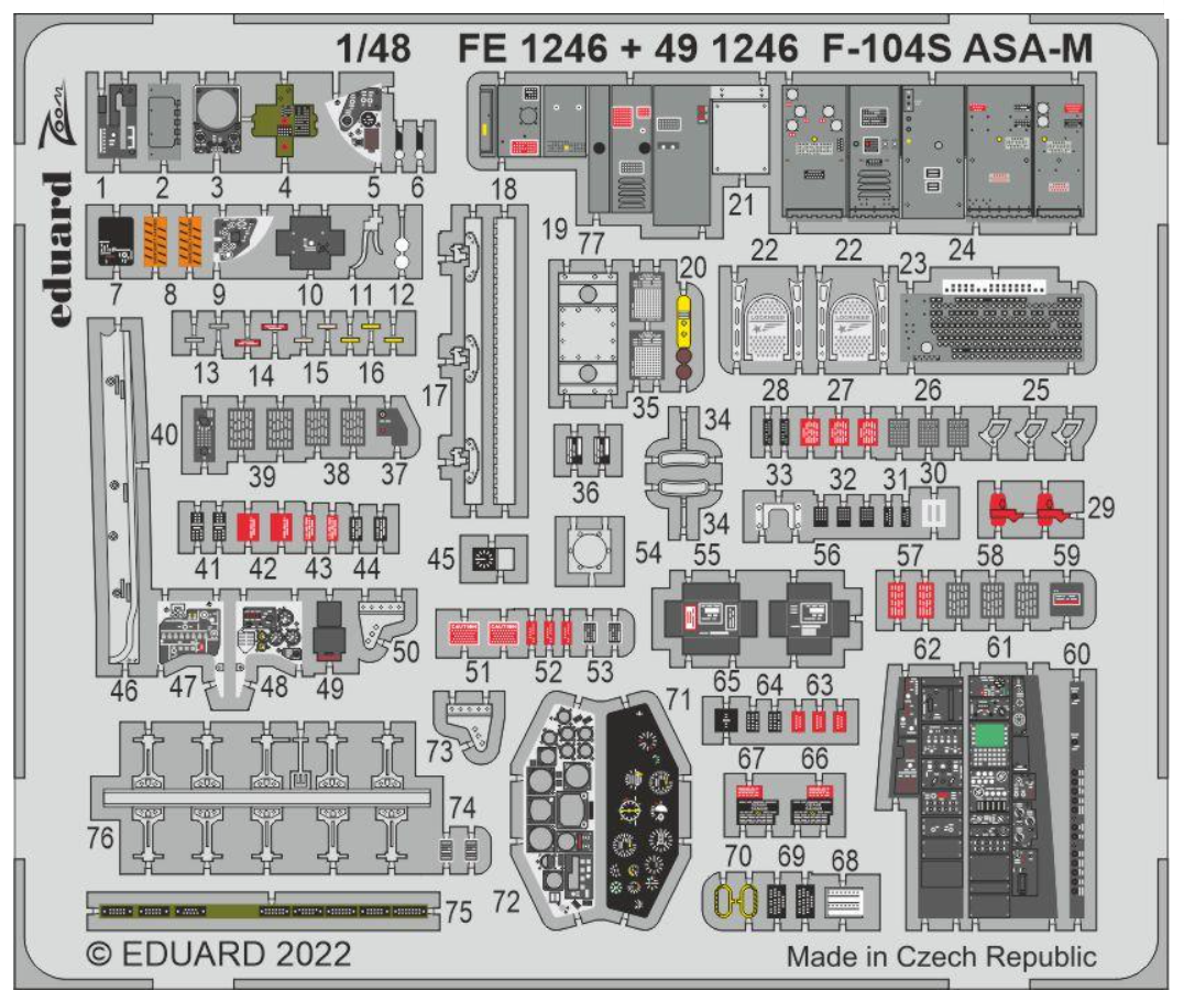 Eduard 491246 F-104S ASA-M KINETIC 1/48 – imagen 2