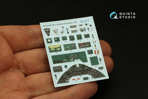 Quinta Studio QD32186 F4F-3 Wildcat 3D-Printed coloured Interior on decal paper (Trumpeter) 1/32 – imagen 4