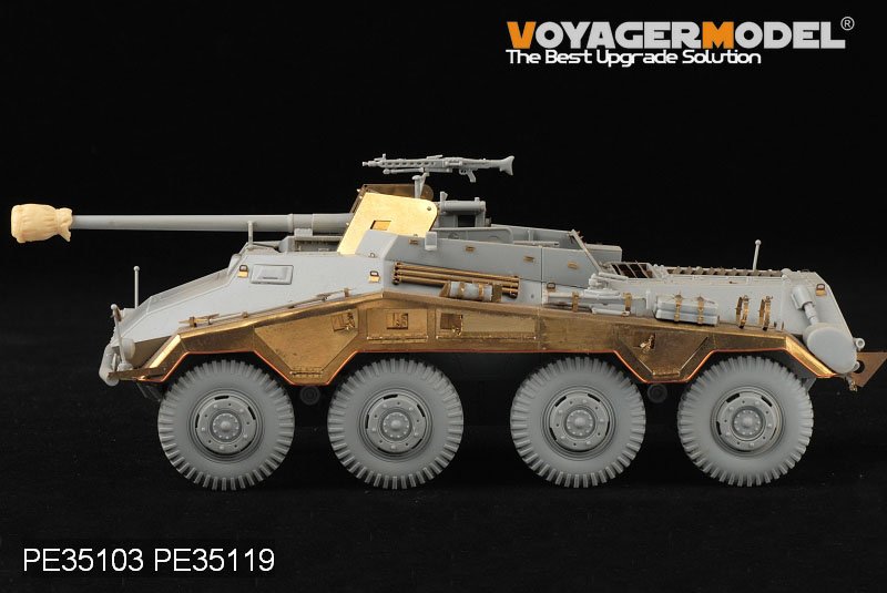 Voyager Model PE35119 Storage Box for Sd.Kfz 234 8 Road Early Version (For DRAGON Sd.Kfz.234 Series) 1/35 – imagen 2