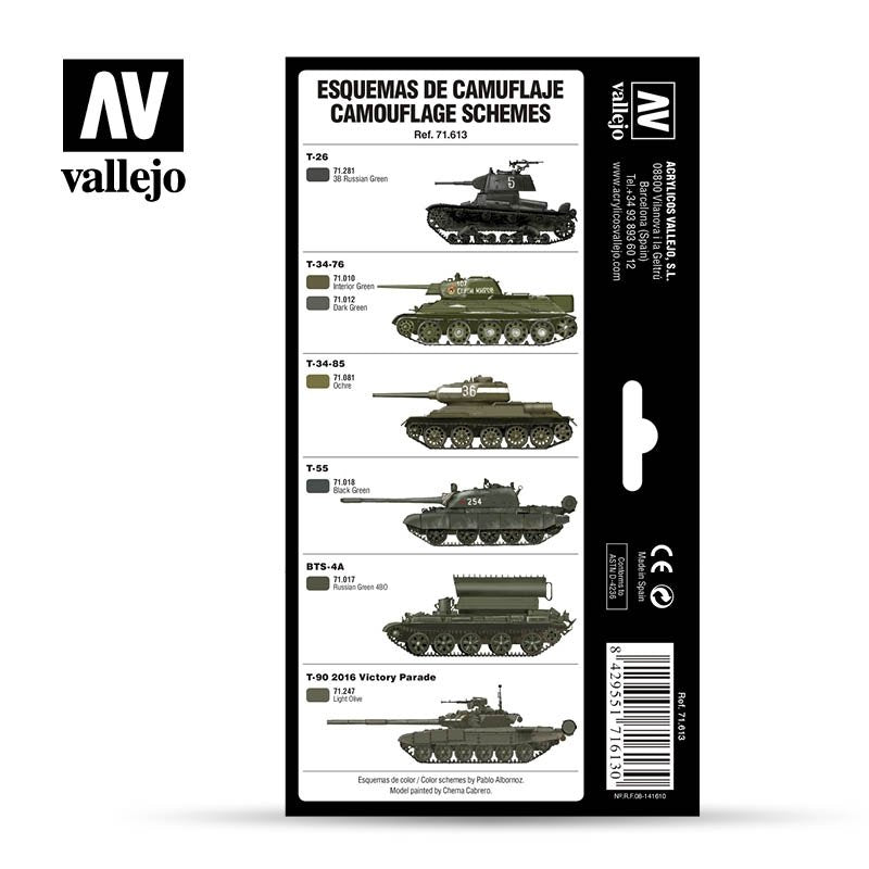 Vallejo 71613 SRussian Greens (1928’s to Present) 8 x 17ml – Bild 2