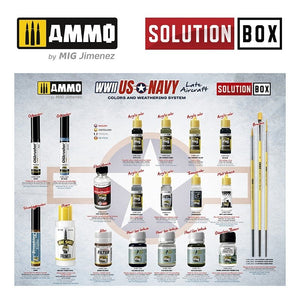 AMMO of Mig Jimenez 7723 US Navy WWII Late SOLUTION BOX – image 3