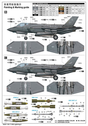 Trumpeter 03231 F-35A Lightning II 1/32 – zdjęcie 7