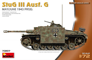 MiniArt 72107 StuG III Ausf. G MAI/JUIN 1943 PRODUCTION 1/72