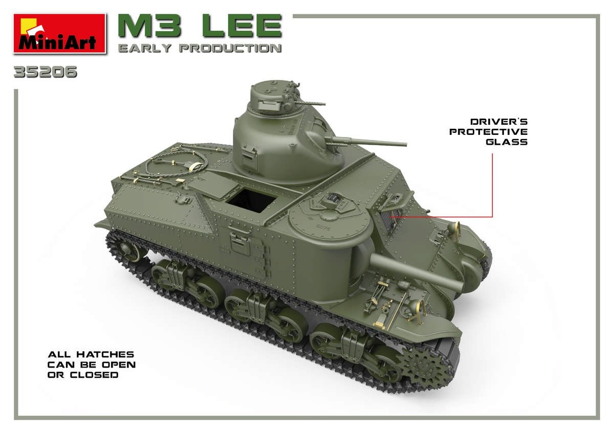 Miniart 35206 M3 Lee première production avec intérieur 1/35 – image 11