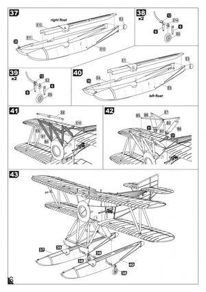 Armory Models 48004 Fairey Flycatcher British Interwar FAA Floatplane Fighter, Late (Metal) 1/48 – immagine 7