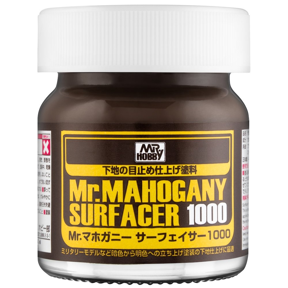 Mr.Hobby SF-290 Mr.Mahogany Surfacer 1000 acajou - 40 ml
