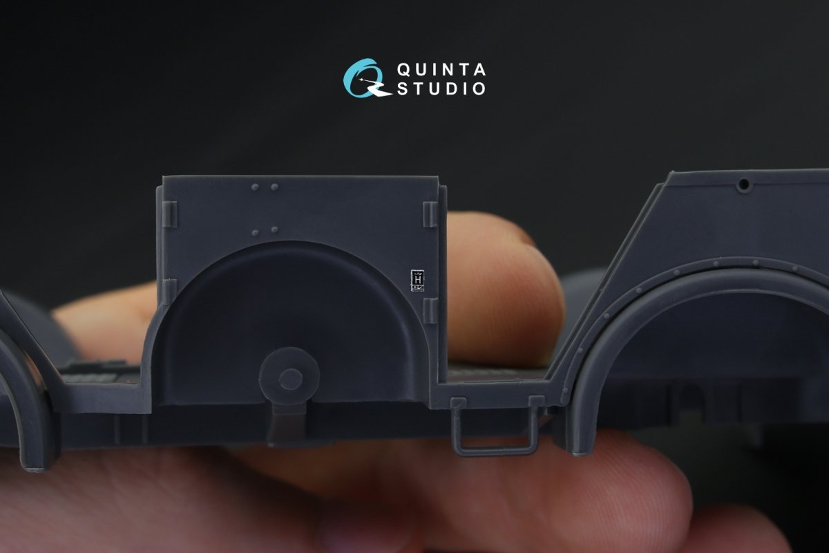Quinta Studio QD35027 Horch 4X4 type 1a 3D-Printed &amp;amp; coloured Interior on decal paper (for Tamiya kit) 1/35 – imagen 6
