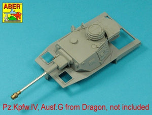 Aber 35L-068N Lufa 75mm KwK40L/43 z wczesnym hamulcem wylotowym do niemieckich czołgów Panzer IV Ausf.G 1/35 – imagen 4