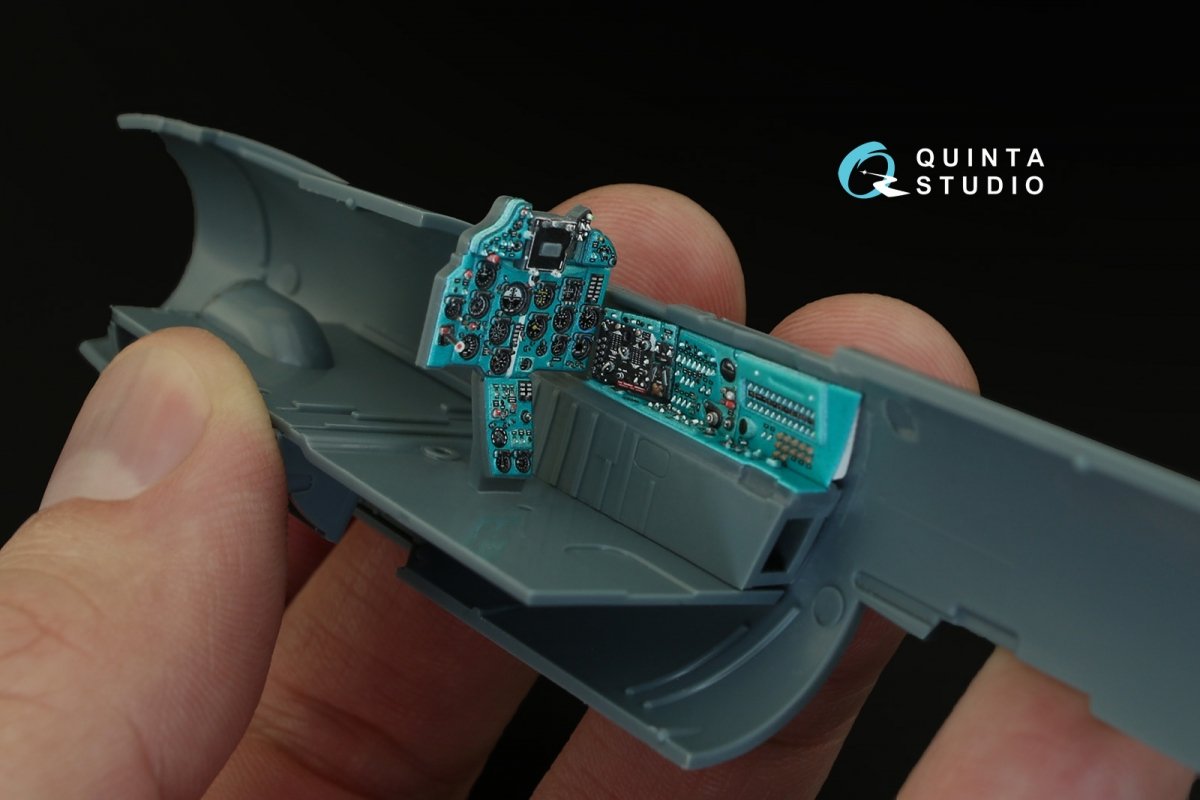 Quinta Studio QD48077 MiG-21PFM 3D-Printed &amp;amp; coloured Interior on decal paper (for Eduard kit) 1/48 – imagen 8