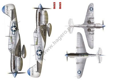 Kagero KD48009 PACIFIC P-40N WARHAWKS. Part I 1/48 – zdjęcie 3
