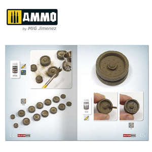 AMMO of Mig Jimenez 6603 SOLUTION BOOK 20 - How to Paint WWII Soviet Winter Vehicles (English, Spanish, Francais, Deutsch) – imagen 8