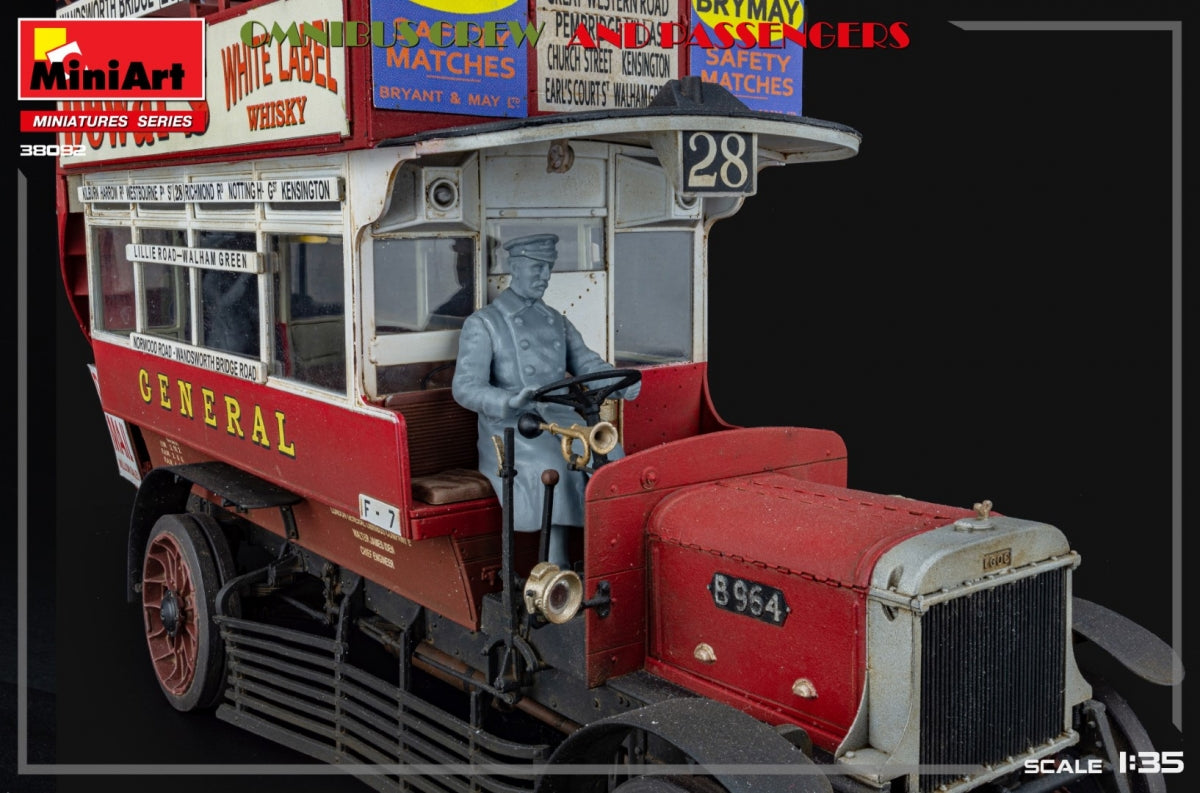 MiniArt 38092 ÉQUIPAGE ET PASSAGERS DE L&amp;#39;OMNIBUS 1/35  – image 2