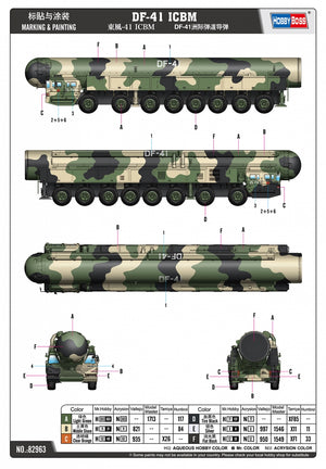 Hobby Boss 82963 DF-41 ICBM 1/72 – imagen 2