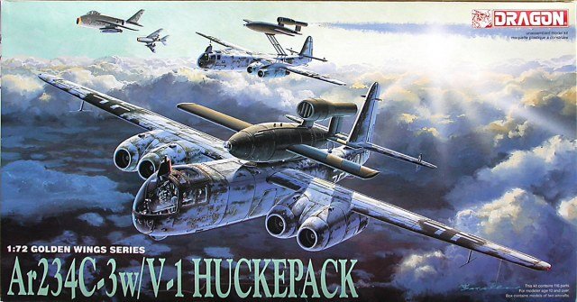 Dragon 5011 Arado Ar 234C-3w/V-1 Huckepack 1/72 – imagen 2
