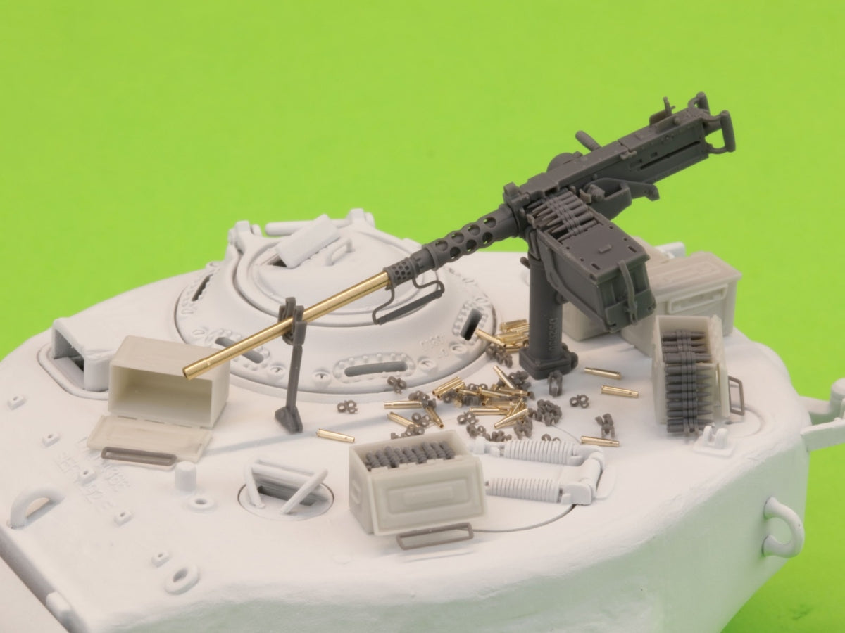 Maquette Master GM-35-063 Browning M2HB calibre .50 (12,7 mm) - mitrailleuse montée sur char - Seconde Guerre mondiale (berceau M23 ancien avec râtelier à munitions ancien) 1/35 – image 15