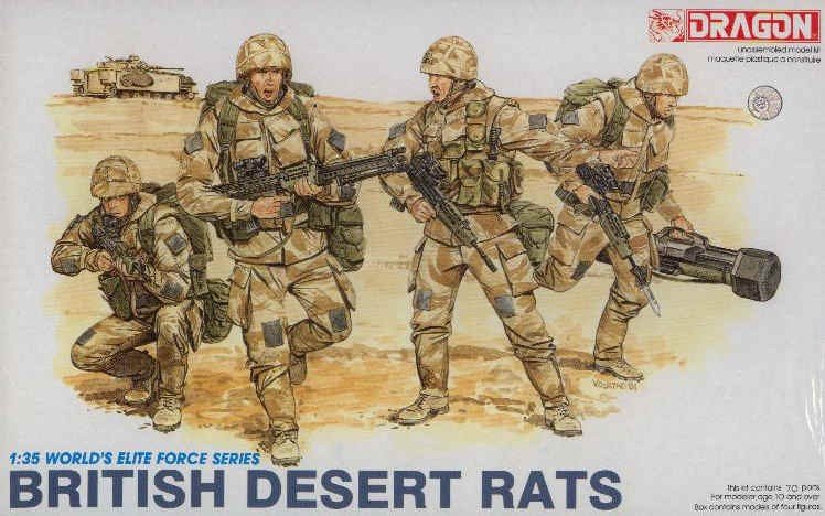 Dragon 3013 Rats du désert britanniques (1/35)