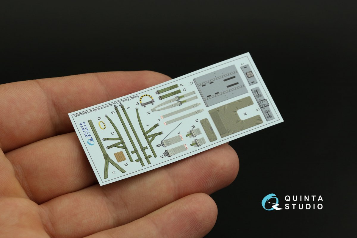 Quinta Studio QR32016 Siège C-2 pour la famille F-104 (Italeri) 1/32 – image 5