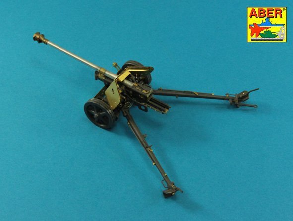 Aber 35L-045N German 75mm Barrel for Pak40 - middle model 1/35 – imagen 13