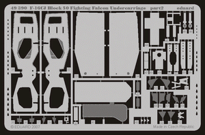 Eduard 49390 F-16CJ Block 50 undercarriage 1/48 Tamiya – Bild 2