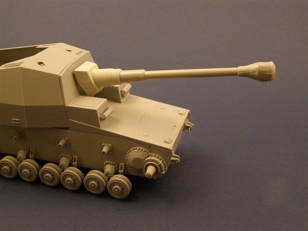 Canon Panzer Art RE35-042 avec housse en toile pour « Dicker Max » 1/35 – image 4