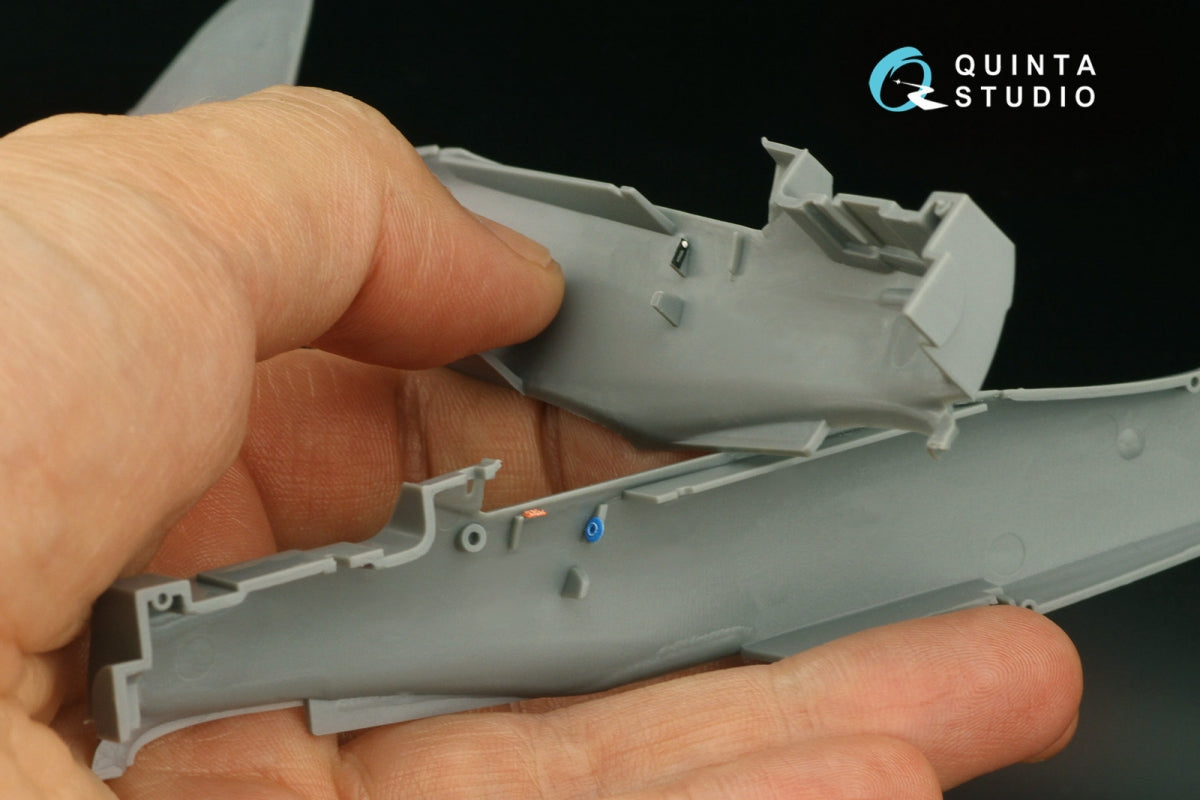 Quinta Studio QD48314 Fw 190A-3 3D-Printed &amp;amp; coloured Interior on decal paper (Tamiya) 1/48 – imagen 10