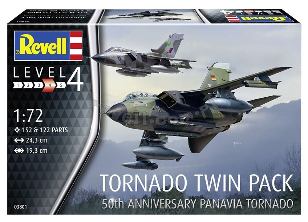 Revell 03801 Tornado Twin Pack - 50 Anniversary Panavia Tornado 1/72 – immagine 2